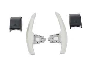 Pearl White Competition Steering Shift Paddles - BMW F80 M3 F82 M4 F10 M5 F06 F12 F13 M6 