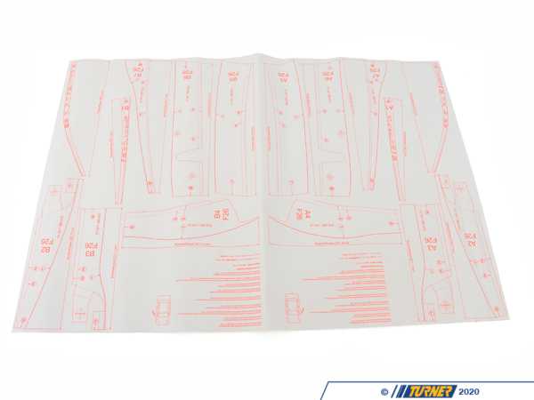 Genuine BMW Genuine BMW Set Of Templates, Doors, Front -  - 01297380933 - F26, 01297380933