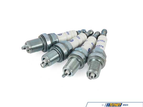 Brisk Brisk Silver Racing DR14YS Spark Plug - Set Of Four dr14ysKT