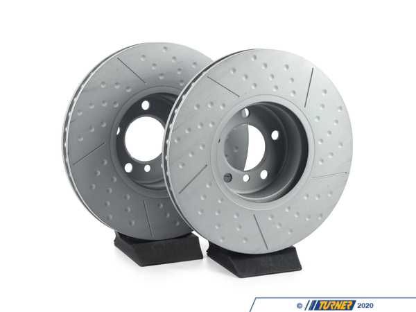 Zimmermann Dimpled & Slotted Brake Rotors 340 x 30mm - Front (Dimpled) 34106797602zKT