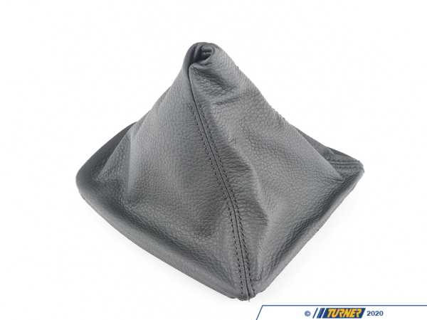 Genuine BMW Leather Gear Lever Cover - Schwarz - E60, E61 25117587478