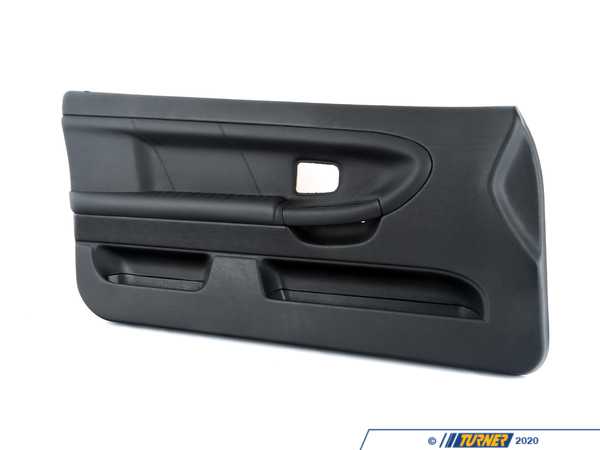 Genuine BMW Door Trim Panel - Front Left - Black - E36 51418221821