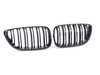 ECS Gloss Black Dual Slats Blackout Grille Set - F22  015737ECS02A View 2