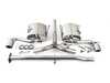 Scorpion Scorpion Cat-Back Exhaust System - 90mm x 76mm Oval Tips Non Resonated SMN003 View 1