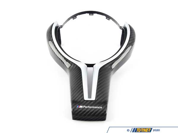 Genuine BMW Steering Wheel Cover - Carbon - F85, F86 32302347841