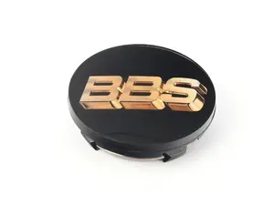 BBS Center Cap - Black/Gold - 70.6mm