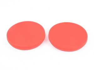 Red Foam Waxing Pads - 6.5" - 2 Pack