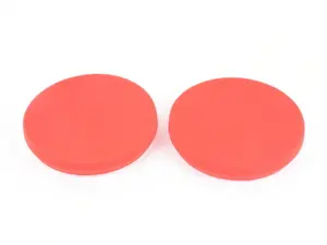 Red Foam Waxing Pads - 6.5" - 2 Pack