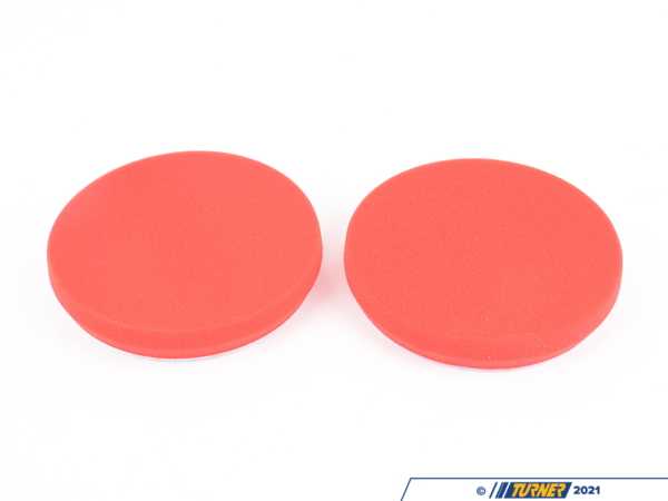 Griot's Red Foam Waxing Pads - 6.5" - 2 Pack 10624