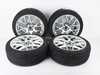 Alzor 18" Alzor Style 620 "Ready-To-Roll" OEM+ Fitment Square Wheel & Tire Package - w/ Advanta Tires - Mercedes W212 E-Class MB-349-18-04 View 2