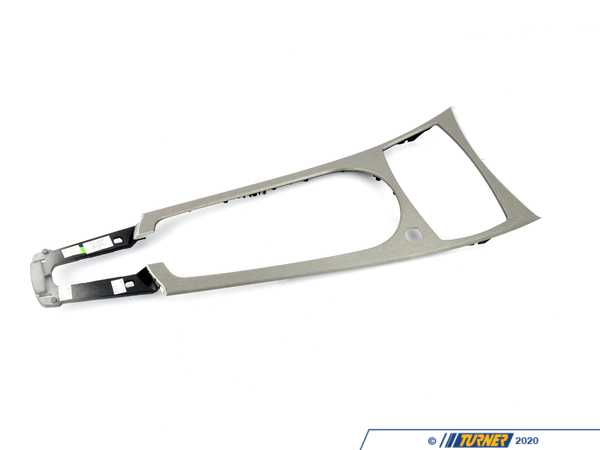 Genuine BMW Center Console Cover - Aluminum - Aluminium - Z4 51167053112