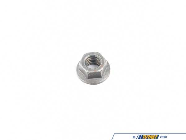 Genuine BMW Genuine BMW Hex Nut Wiht Flange - 07130757758 07130757758