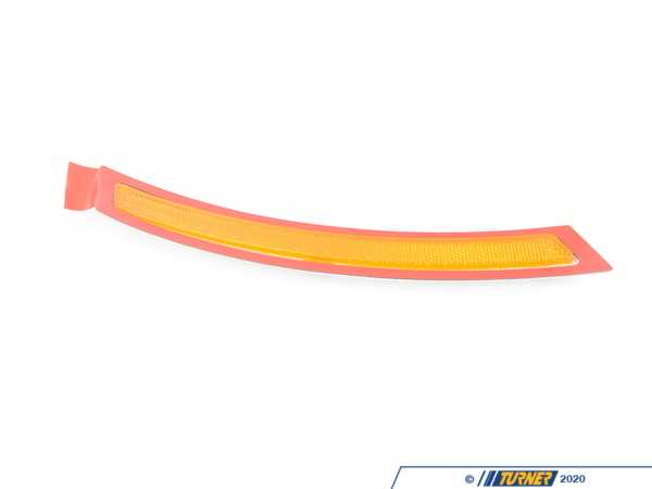 Genuine BMW Genuine BMW Reflector - Bumper Cover (Yellow) - F15 X5 63147290093