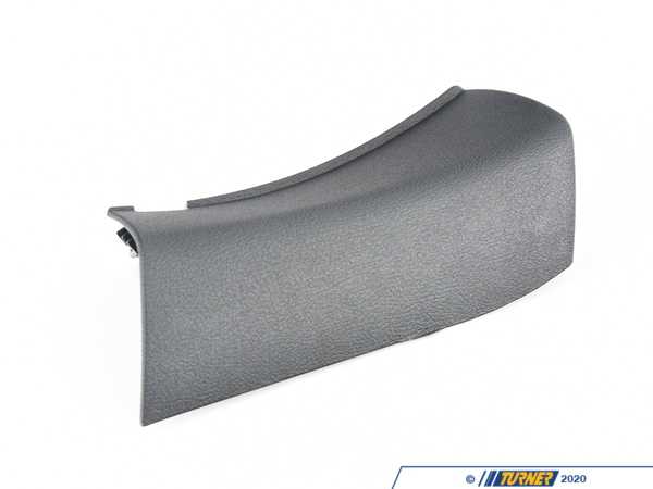Genuine BMW Column D Cover - Right - Black - F16, F86 51477326456