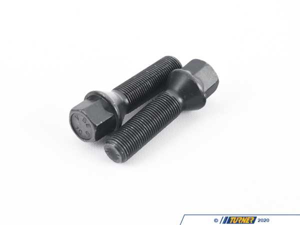 ECS 14x1.25x43mm - Conical Seat Wheel Bolt - Priced Per Pair for 13-18mm Spacer C17F43-2ZNNITT