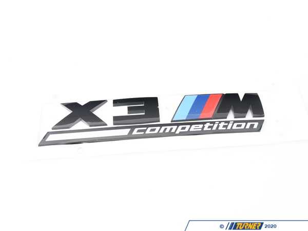 Genuine BMW Labelx3 M Competition - F97 51148077609