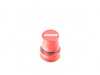 ECS Billet Power Port Plug - "Remove Before Flight" - Red Anodized 028636ECS09-01 View 3