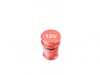 ECS Billet Power Port Plug - "12V" - Red Anodized 028636ECS02-01 View 1
