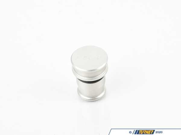 ECS Billet Power Port Plug - "Eject" - Clear Anodized 028636ECS05-02
