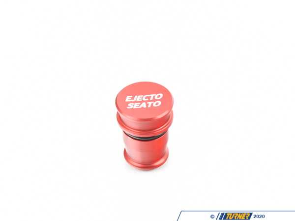 ECS Billet Power Port Plug - "Ejecto Seato" - Red Anodized 028636ECS06-01