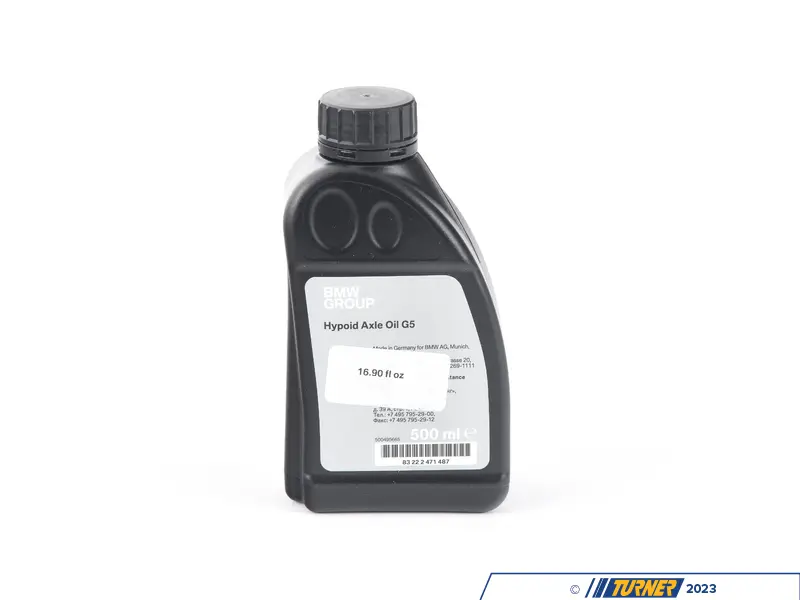 83222471487 - HYPOID AXLE OIL G5 | Turner Motorsport