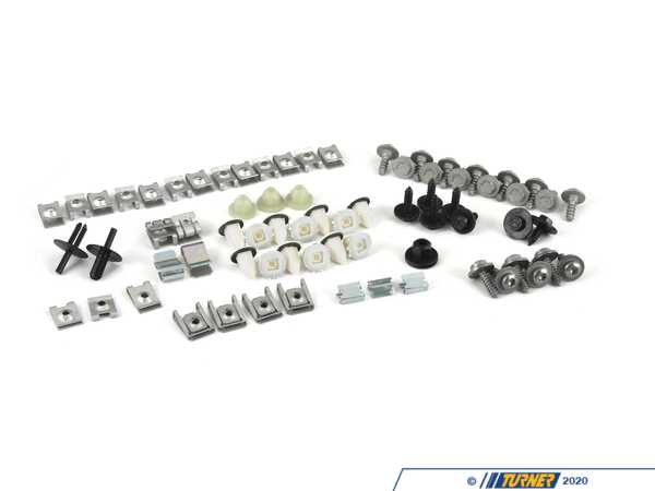 Genuine BMW Bumper Installation Kit - Rear 51122410279