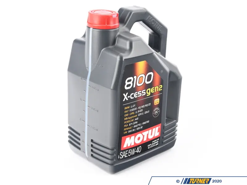 mot109776 - 5 Liter 8100 X-Cess Gen2 Engine Oil (5w-40) | Turner