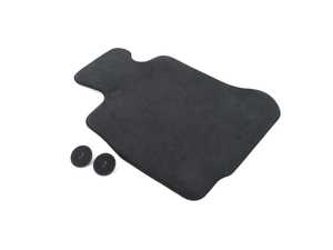 Floor Mat Velours Driver Side - Anthracite - F06, F12, F13
