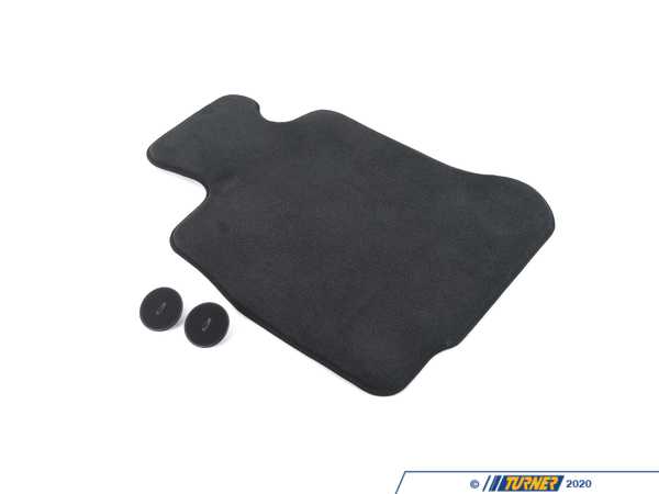 Genuine BMW Floor Mat Velours Driver Side - Anthracite - F06, F12, F13 51477230405