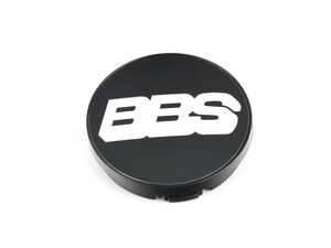 BBS Center Cap - Black/Silver - 56mm