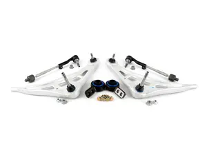 E46 Front Control Arm Swap Kit - w/ E46 Monoball Conversion Bearings - E36 Non-M, E30 Non-M