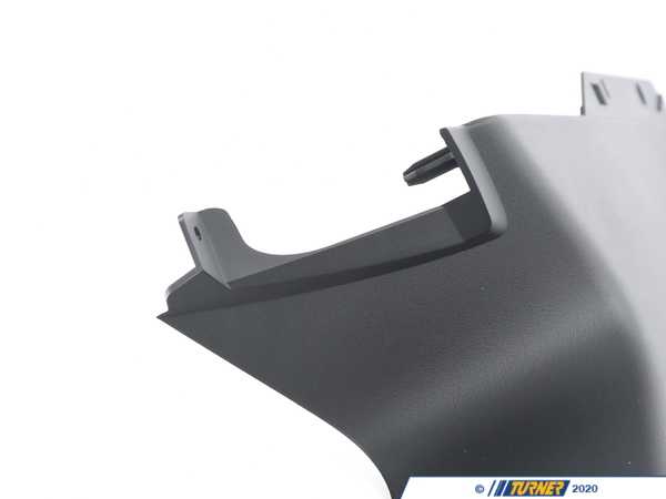 Genuine BMW Column C Cover - Left - Black - Z4 51433428459
