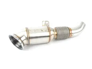 VRSF Catted Downpipe Upgrade - Brushed Finish - G20/G22/G26/G05 M340i/M440i/X5 40i