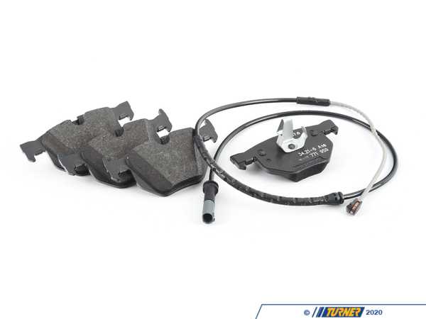 Genuine BMW SET OF BRAKE PADS WITH WEAR 34212413041