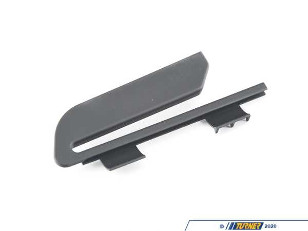 Genuine BMW Genuine BMW Right Sun Blind Cover Schwarz - 51468191960 - E38 51468191960