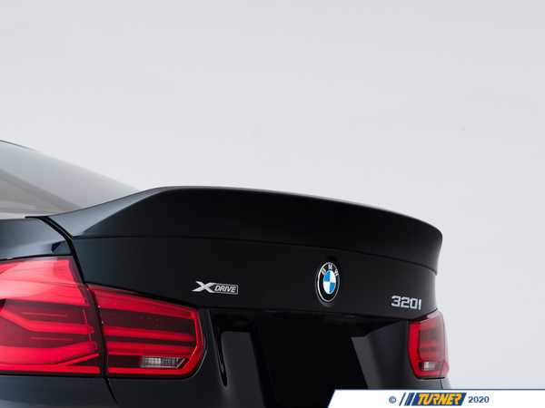 Turner Motorsport Turner Motorsport High Kick Trunk Spoiler - F30 / F80 M3 - Gloss Black 004605LA01