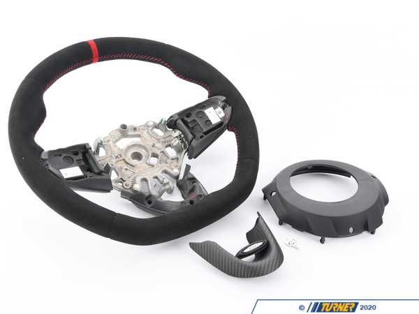 Genuine MINI Mini JCW PRO Steering Wheel In Alcantara - Paddle Shifter Version 32302364770