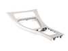 Genuine BMW Center Console Cover - Front - Satin Silver - E90, E91, E92 51169197236 View 1