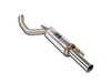 Supersprint Supersprint Center Exit Muffler Pipe W/ Silver Polished Exhaust Tip - 2002 Turbo (1973-75) 040334 View 1
