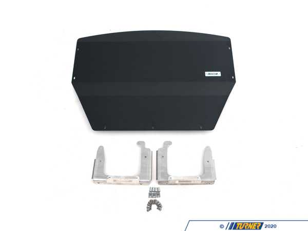 Turner Motorsport Turner Motorsport Aluminum Street Shield Skid Plate Kit - Wrinkle Black Powder Coat Finish - E46 Non-M RWD - (NO LONGER AVAILABLE) 004964la01-02KT