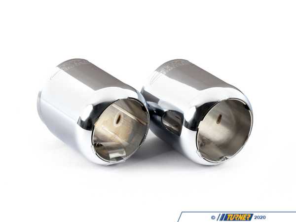 Genuine MINI JCW Tuning Kit Exhaust Tip - Chrome Set Of 2 18302355304KT