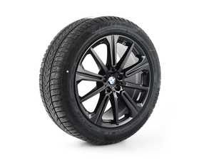20" Style 748M Black Cold Weather Wheel & Tire Set - Each