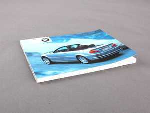 Genuine BMW Owner's Handbook E46/C - 01410156806 - E46