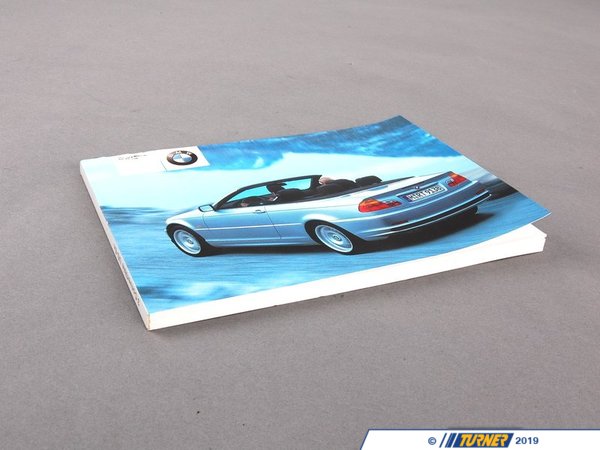 Genuine BMW Genuine BMW Owner's Handbook E46/C - 01410156806 - E46 01410156806