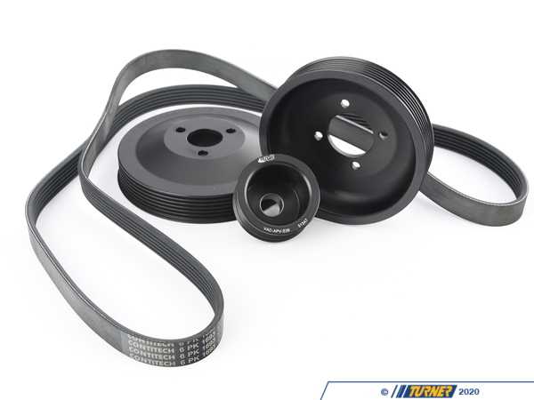 VAC Motorsports VAC - UNDERDRIVE POWER PULLEY SET - M42 (E36 ONLY) Valeo VAC-UPPS-M42-V
