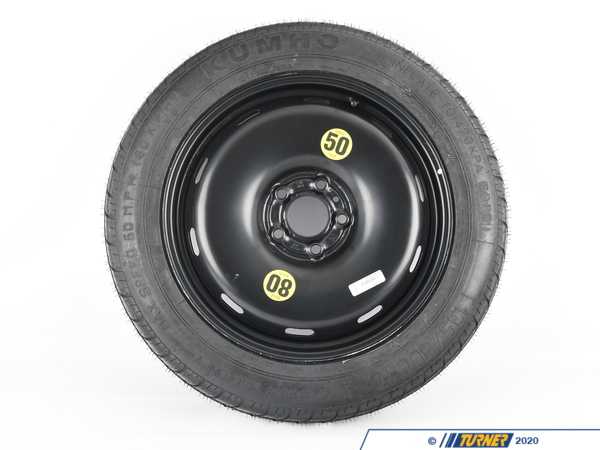 Assembled By ECS BMW & MINI 17" Emergency Spare Wheel/Tire Set 36116851507kt