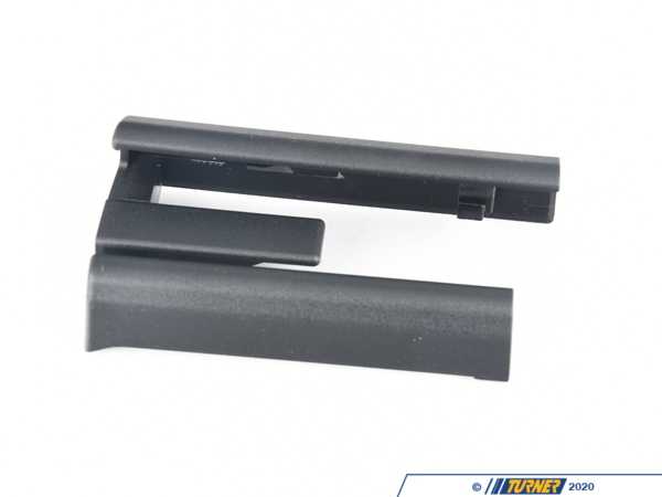 Genuine BMW Genuine BMW Cover, Seat Rail, Front Right Schwarz - 52107340336 - F10 52107340336