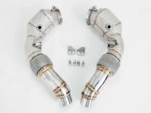Catted Downpipes with Heatshield For M5/M6 F06/F10/F12/F13