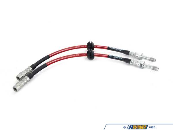 ECS ECS Tuning Exact-Fit Stainless Steel Brake Lines (Rear) - G30 007356LA03