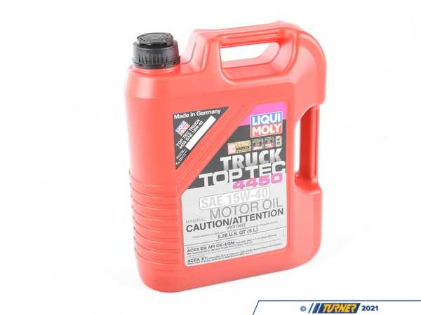 Liqui-Moly TOP TEC Truck 4450 SAE 15W-40 - 5 Liter 22038